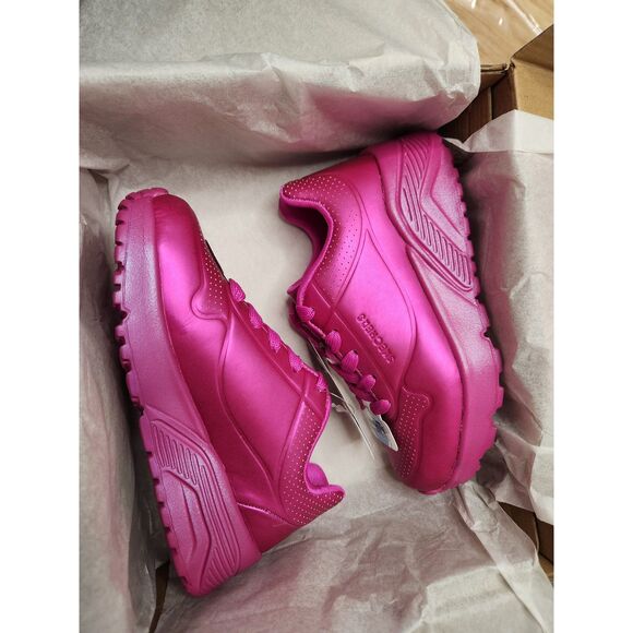 Skechers Street Uno Lite Jewel Mode Sneakers – Kids Size 11, Fuchsia - Picture 8 of 9